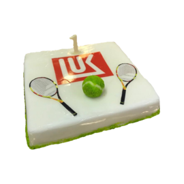 Торт с теннисными ракетками